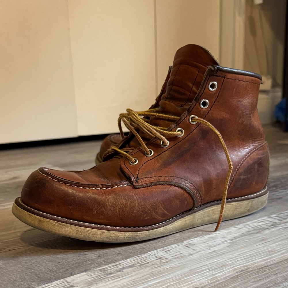 Red Wing Moc Toe Boots View 3